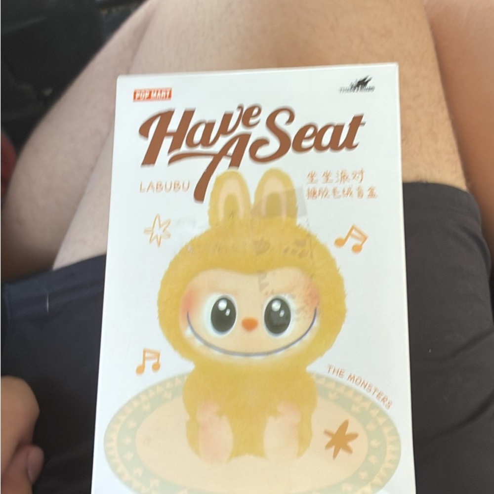 Labubu Plush Toy in Cheerful Yellow